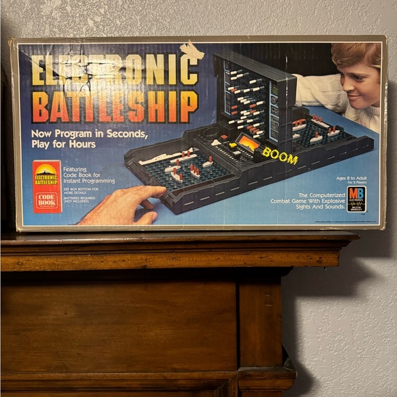 Vintage Electronic Battleship Game - Black